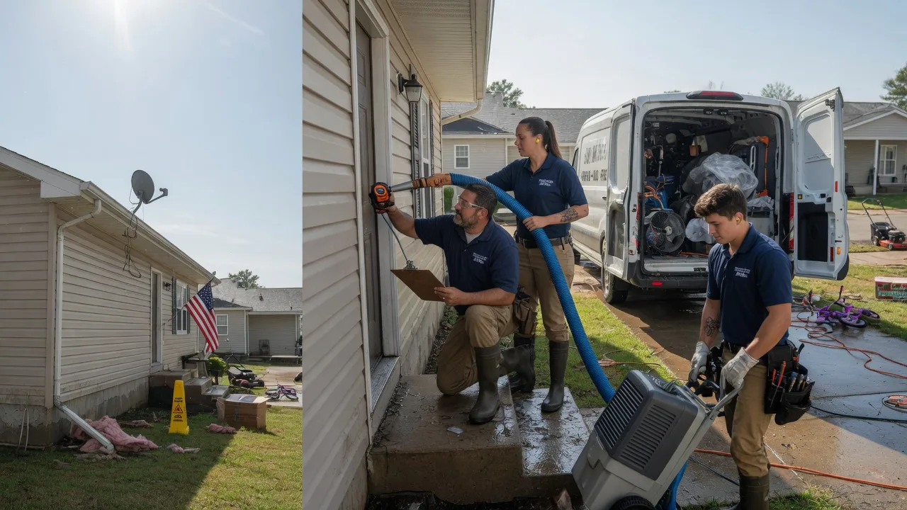 Ceiling Water Damage Restoration in Leonard, MN near me